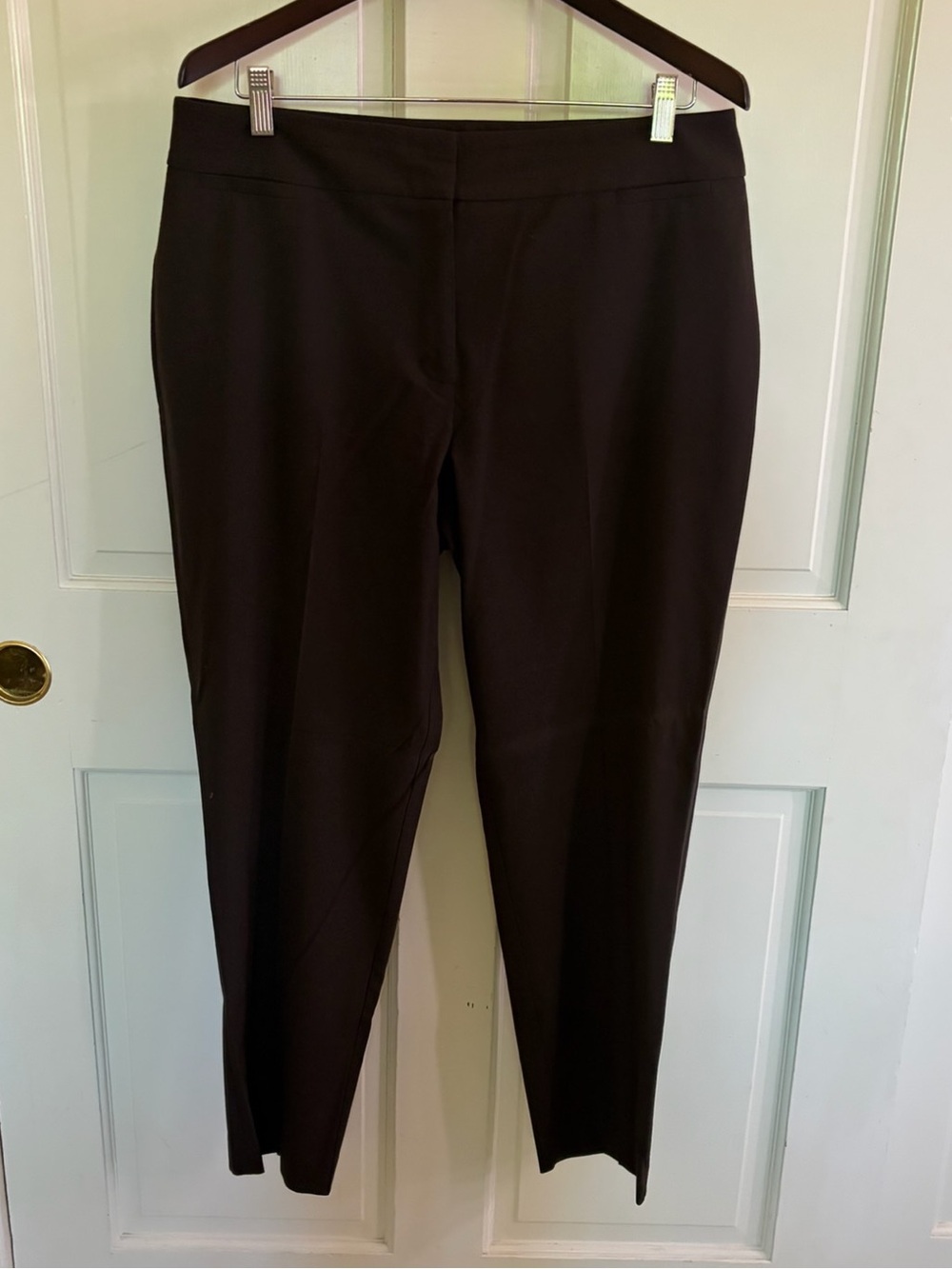 The Limited Black Cropped Slim Ankle Pants